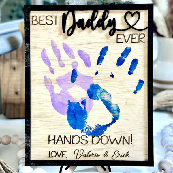 Personalized Engraved Wooden Sign For Dad