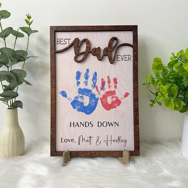 Personalized DIY Handprint Sign